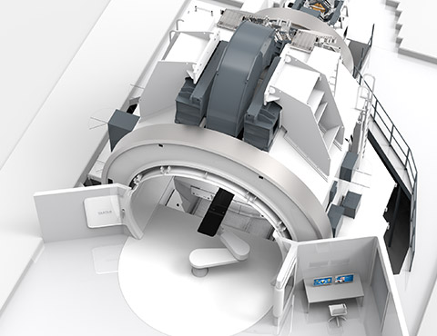 Cyclotron for Varian ProBeam Compact Proton Therapy System Installed at Sylvester Comprehensive Cancer Center