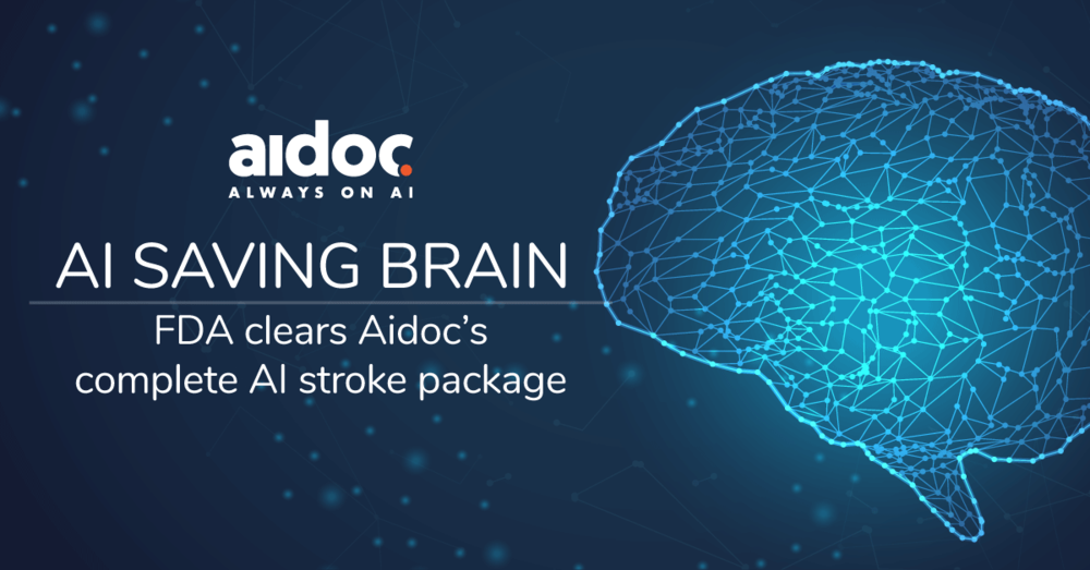 FDA Clears Aidoc’s Complete AI Stroke Package