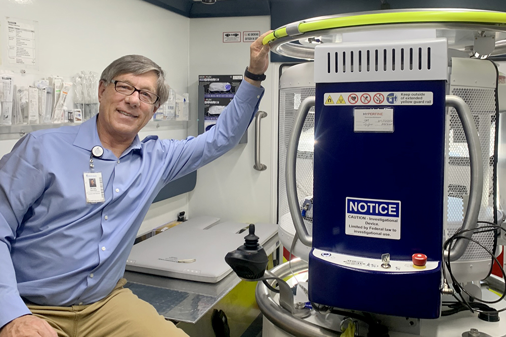 MUSC team demonstrates MRI scan in ambulance