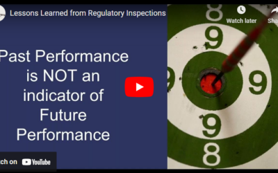 Lessons Learned from Regulatory Inspections