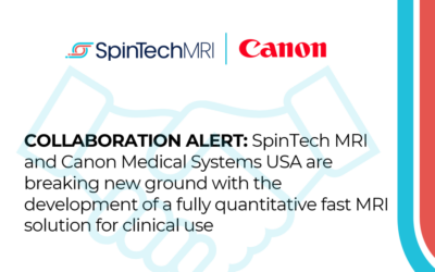 SpinTech MRI, Canon Medical Systems Team Up