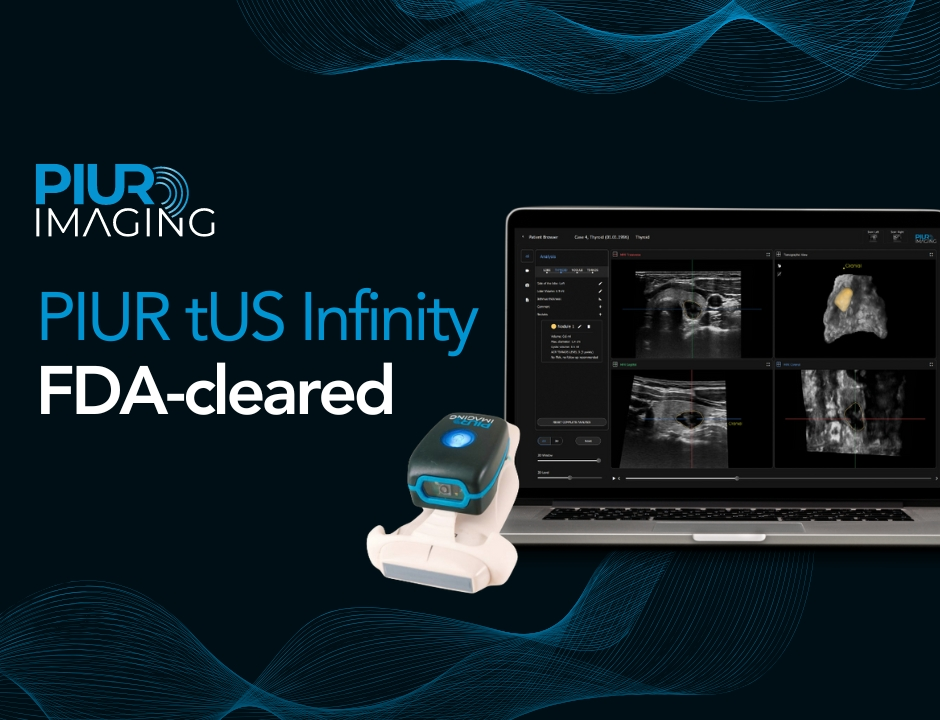 PIUR IMAGING Receives FDA Clearance for 3D Ultrasound Technology

