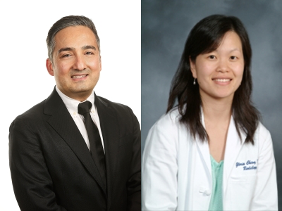 Dr. Amir H. Goldan (left) and Dr. Gloria Chiang