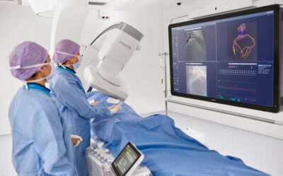 Industry-first cath lab integration that automatically synchronizes pre-operative CT with C-arm movement paves the way for CT-guided PCI