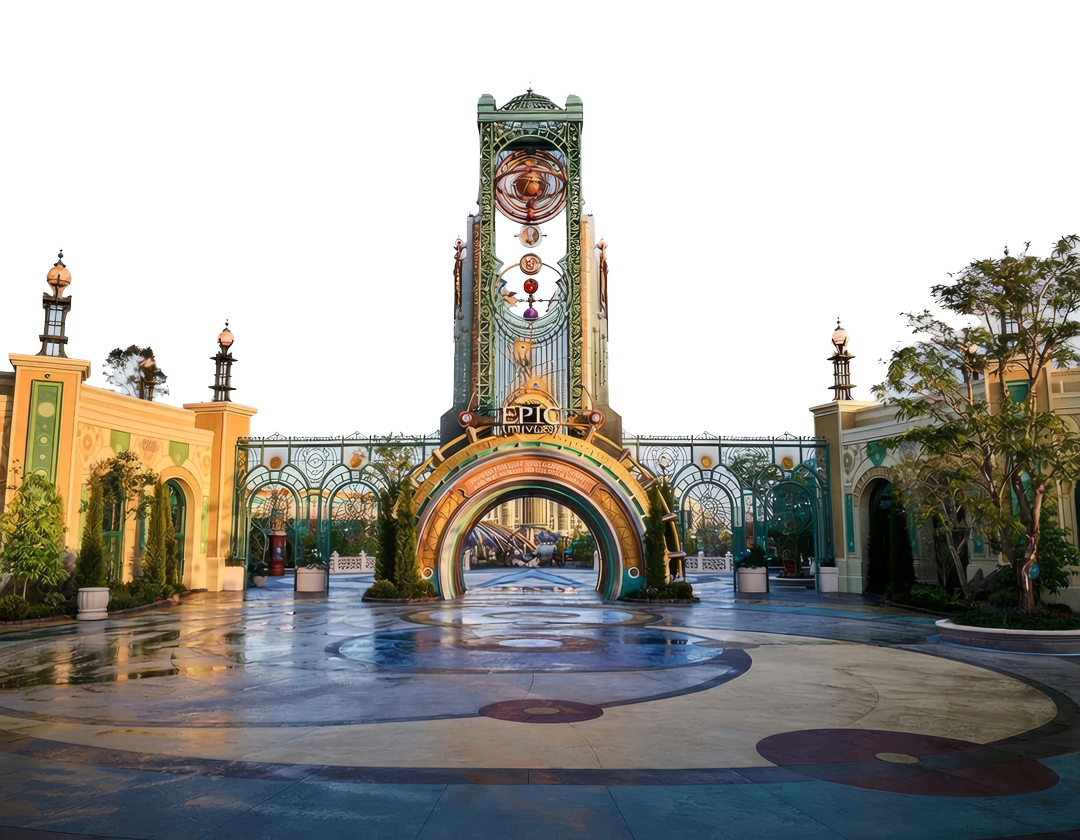 Universal Epic Universe entrance in Orlando