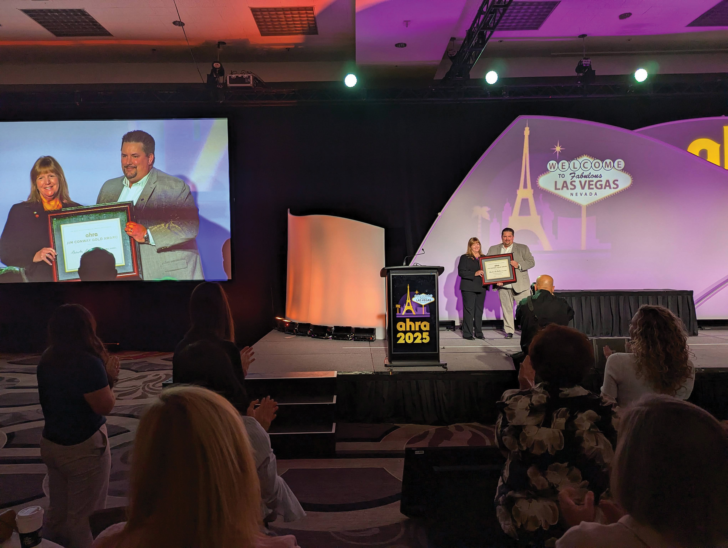 AHRA award presentation